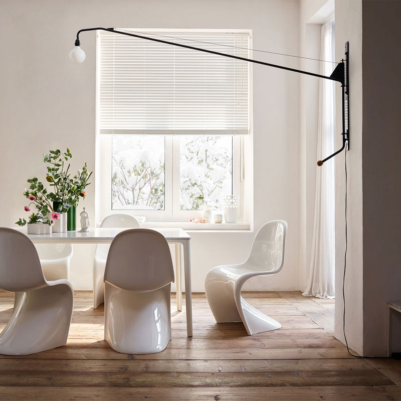 Angers Nantes Cholet Saumur bordeaux paris laval poitiers niort le mans Tours Orleans Icones Jean Prouve Vitra applique avec prise potence noir 1