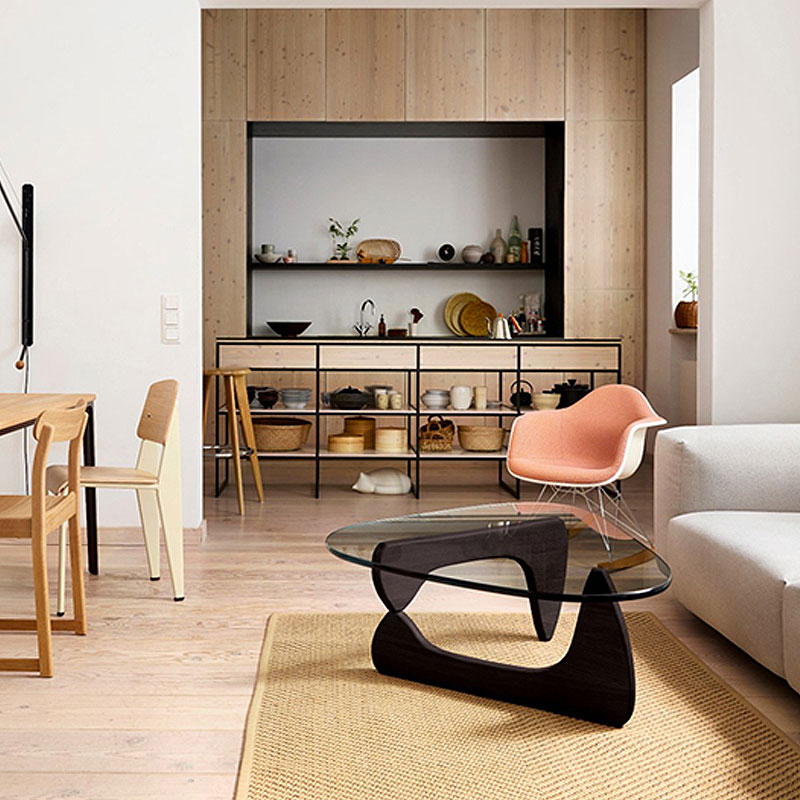 Angers Nantes Cholet Saumur bordeaux paris laval poitiers niort le mans Tours Orleans Icones Vitra Table Basse Noguchi noir frene 1