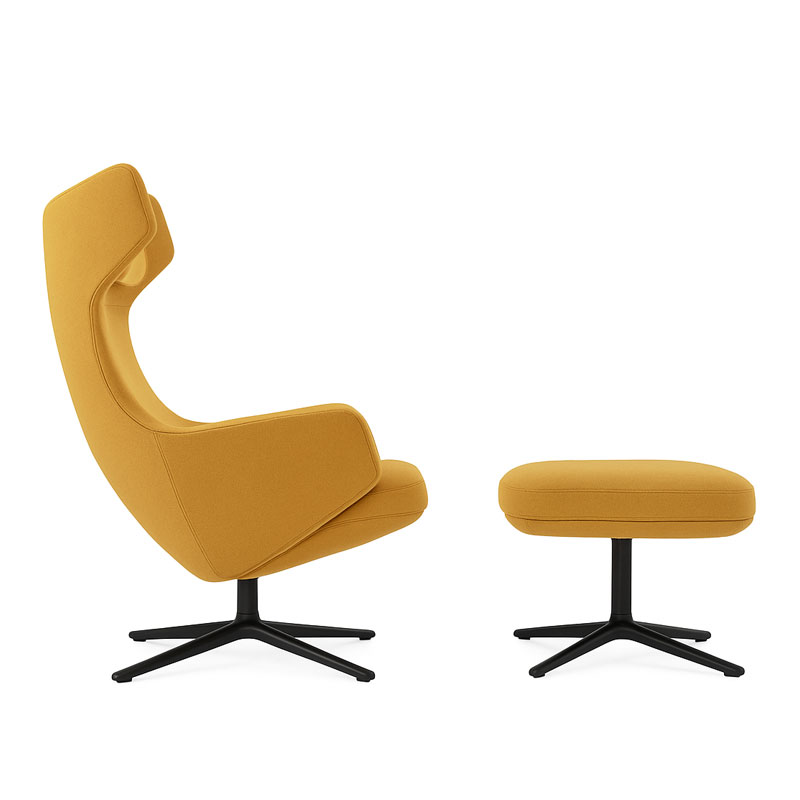 Angers Nantes Cholet Saumur bordeaux paris le mans poitiers laval Icones Antonio Citterio Grand Repos aluminium tissu cuir Fauteuil 0