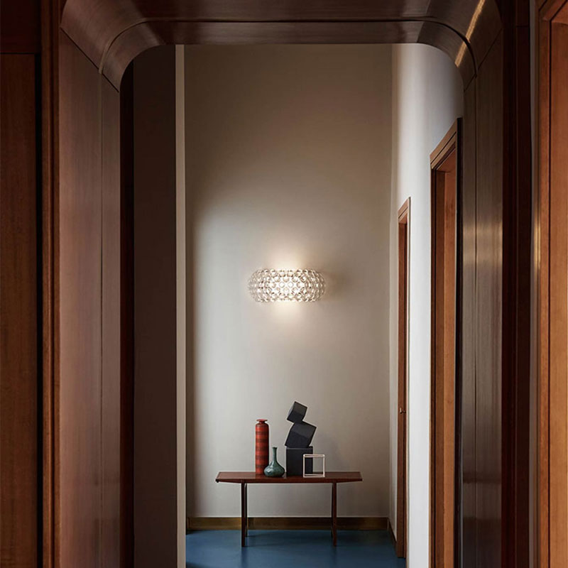 Angers Nantes Cholet Saumur Icones Foscarini applique Caboche luminaire crital transparent Patricia Urquiola