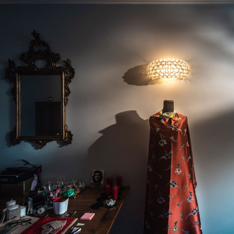 Angers Nantes Cholet Saumur Icones Foscarini applique Caboche luminaire crital transparent Patricia Urquiola 1