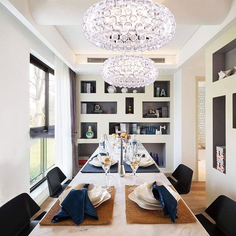 Angers Nantes Cholet Saumur Icones Foscarini suspension Caboche luminaire crital transparent Patricia Urquiola