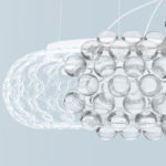 Angers Nantes Cholet Saumur Icones Foscarini suspension Caboche luminaire crital transparent Patricia Urquiola 1
