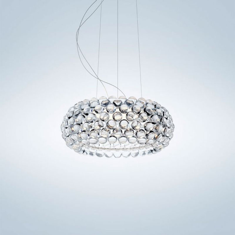 Angers Nantes Cholet Saumur Icones Foscarini suspension Caboche luminaire crital transparent Patricia Urquiola 2