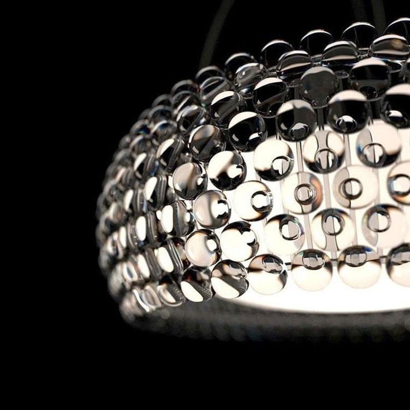 Angers Nantes Cholet Saumur Icones Foscarini suspension Caboche luminaire crital transparent Patricia Urquiola 5