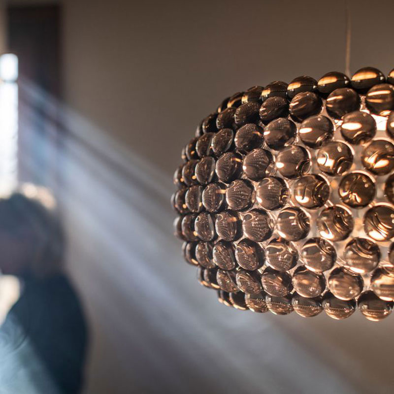 Angers Nantes Cholet Saumur Icones Foscarini suspension Caboche luminaire crital transparent Patricia Urquiola 8