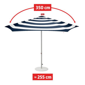 Angers Nantes Cholet Saumur Icones Fatboy Parasol mobilier exterieur Outdoor Dark Blue Bleu Stripsol 0