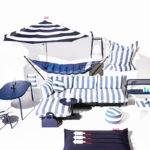 Angers Nantes Cholet Saumur Icones Fatboy Parasol mobilier exterieur Outdoor Dark Blue Bleu Stripsol 2