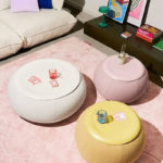 Angers Nantes Cholet Saumur Icones Fatboy Table Basse gonflable Dumpty mobilier indoor Gris Souris 5