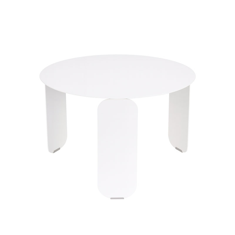 Angers Nantes Cholet Saumur Icones Fermob Bebop 60 table basse gueridon Outdoor mobilier exterieur Blanc Coton Tristan Lohner 000