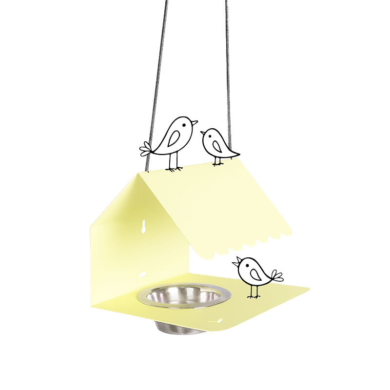 Angers Nantes Cholet Saumur Icones Fermob Mangeoir objet accessoire oiseaux Outdoor mobilier exterieur Picoti Citron Givré 0