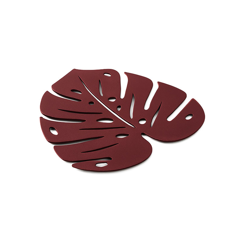 Angers Nantes Cholet Saumur Icones Fermob dessous de plat monstera cerise noir outdoor accesoire objet 0