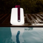 Angers Nantes Cholet Saumur Icones Fermob lampe Balad Batterie 25 outdoor cerise noir Tristan Lohner 4