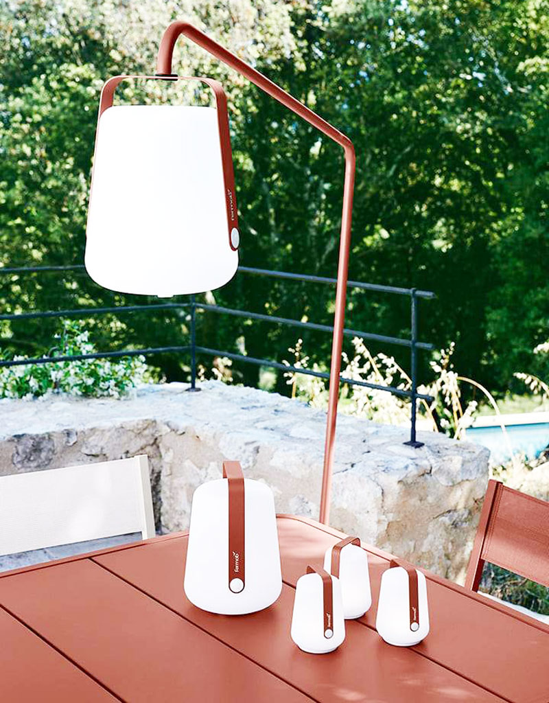 Angers Nantes Cholet Saumur Icones Fermob lampe Balad Batterie 38 outdoor Ocre rouge Tristan Lohner 6