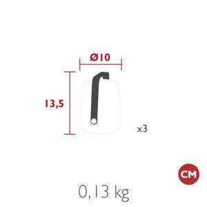 Angers Nantes Cholet Saumur Icones Fermob lampe Balad Batterie Mini outdoor Bleu acapulco Tristan Lohner 0
