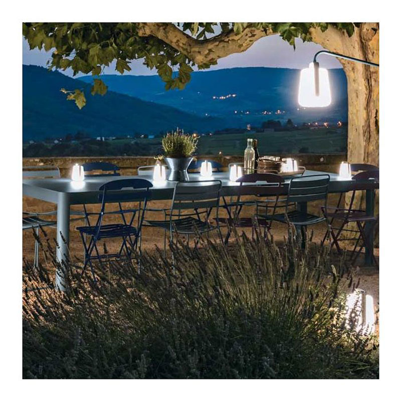 Angers Nantes Cholet Saumur Icones Fermob lampe Balad Batterie Mini outdoor Bleu acapulco Tristan Lohner 6