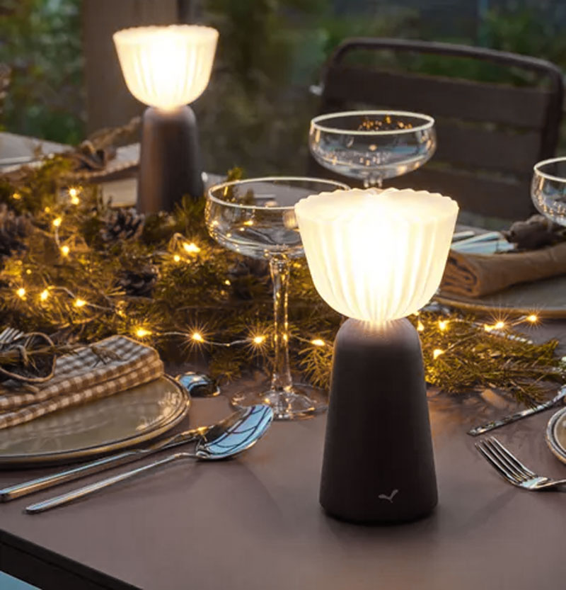 Angers Nantes Cholet Saumur Icones Fermob lampe batterie Swiing outdoor Carbone Tristan Lohner 3