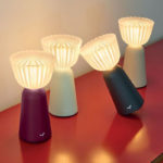 Angers Nantes Cholet Saumur Icones Fermob lampe batterie Swiing outdoor Cerise Tristan Lohner 5