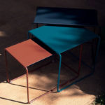 Angers Nantes Cholet Saumur Icones Fermob table basse gueridon gigogne Outdoor mobilier exterieur Oulala abysse acapouloco rouge 5