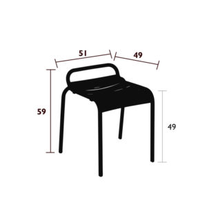 Angers Nantes Cholet Saumur Icones Fermob tabouret Outdoor mobilier exterieur menthe glacial Sofia frederic 6