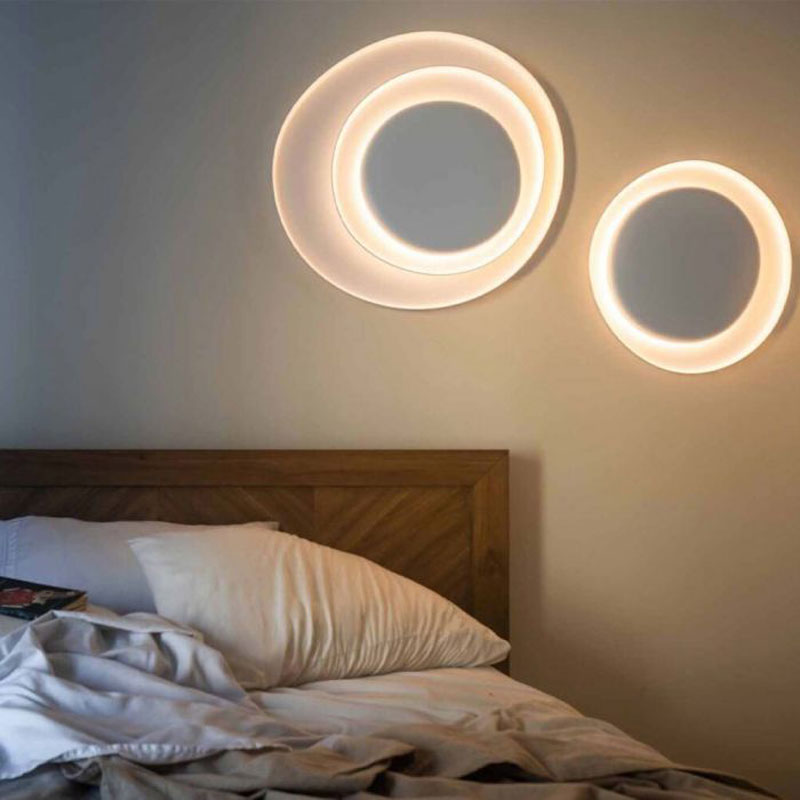 Angers Nantes Cholet Saumur Icones Foscarini Applique Bahia blanc grand led Lucidi & Pevere