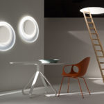 Angers Nantes Cholet Saumur Icones Foscarini Applique Bahia blanc grand led Lucidi & Pevere 3