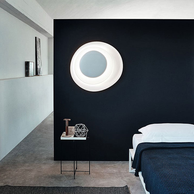 Angers Nantes Cholet Saumur Icones Foscarini Applique Bahia blanc grand led Lucidi & Pevere 6