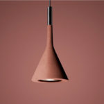 Angers Nantes Cholet Saumur Icones Foscarini Suspension Aplomb Rouge brique ciment Paolo LUCIDI & Luca PEVERE 3