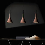 Angers Nantes Cholet Saumur Icones Foscarini Suspension Aplomb Rouge brique ciment Paolo LUCIDI & Luca PEVERE 6