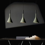 Angers Nantes Cholet Saumur Icones Foscarini Suspension Aplomb Vert Olive ciment Paolo LUCIDI & Luca PEVERE 4