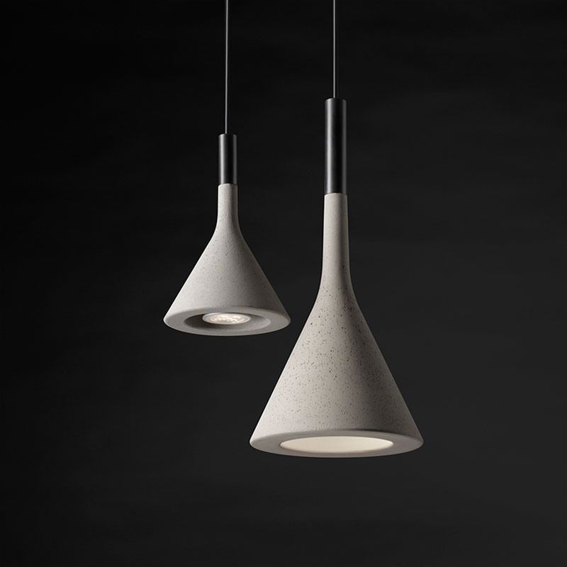 Angers Nantes Cholet Saumur Icones Foscarini Suspension Aplomb gris ciment Paolo LUCIDI & Luca PEVERE 11