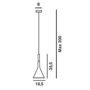 Angers Nantes Cholet Saumur Icones Foscarini Suspension Aplomb gris ciment Paolo LUCIDI & Luca PEVERE 13