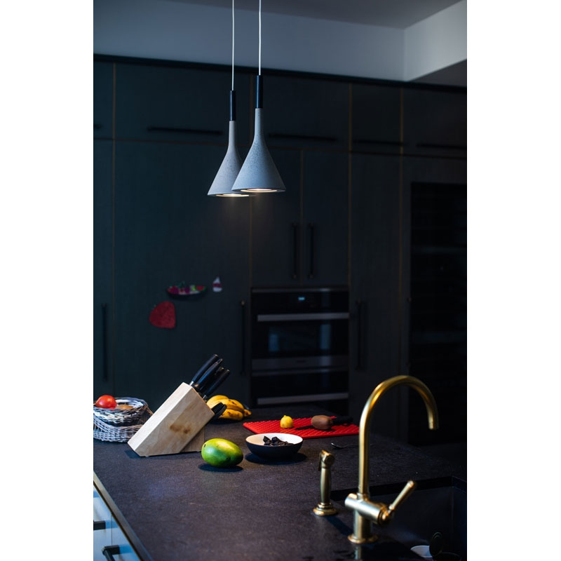 Angers Nantes Cholet Saumur Icones Foscarini Suspension Aplomb gris ciment Paolo LUCIDI & Luca PEVERE 4