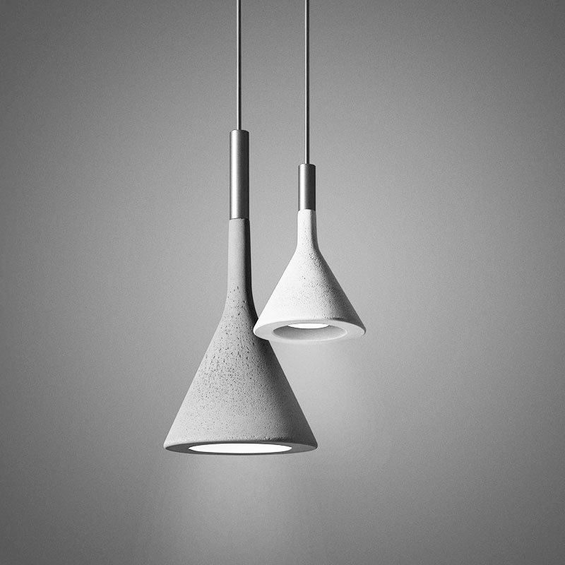 Angers Nantes Cholet Saumur Icones Foscarini Suspension Mini Aplomb ciment banc Paolo LUCIDI & Luca PEVERE 6