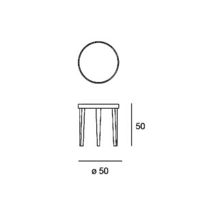 Angers Nantes Cholet Saumur Icones Gervasoni Gueridon Gray 42 Noyer bois Paola Navone 