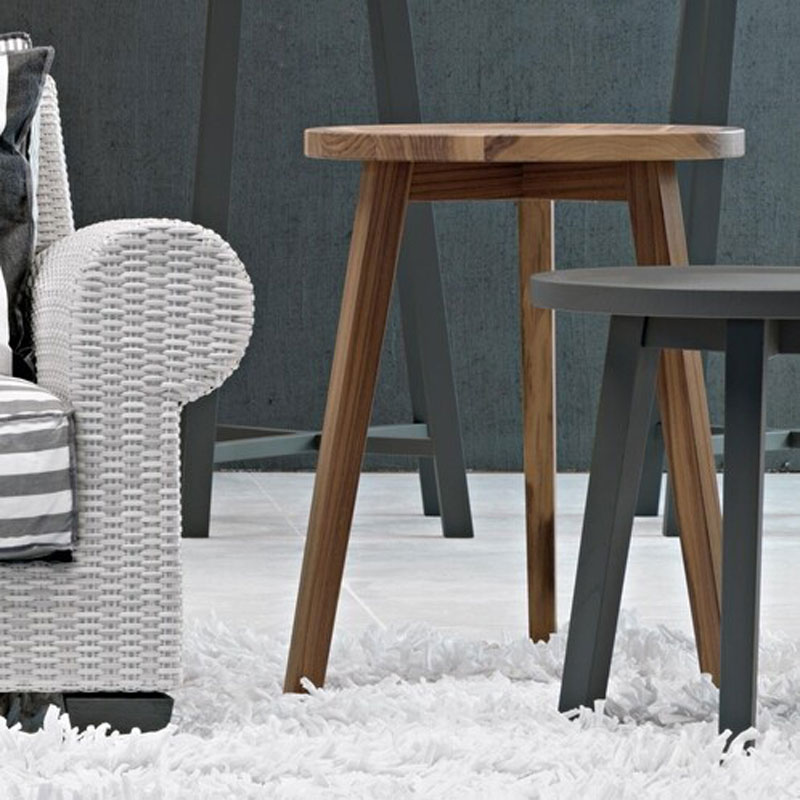 Angers Nantes Cholet Saumur Icones Gervasoni Gueridon Gray 42 Noyer bois Paola Navone 4