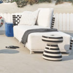 Angers Nantes Cholet Saumur Icones Gervasoni Gueridon Inout 44 beton Rayures Paola Navone 4