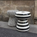 Angers Nantes Cholet Saumur Icones Gervasoni Gueridon Inout 44 beton Rayures Paola Navone 5