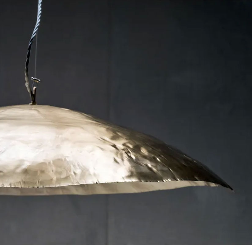 Angers Nantes Cholet Saumur Icones Gervasoni suspension luminaire Brass 95 Or Laiton Paola Navone 13