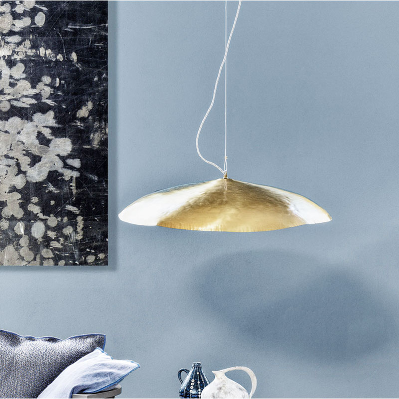 Angers Nantes Cholet Saumur Icones Gervasoni suspension luminaire Brass 95 Or Laiton Paola Navone 7