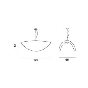 Angers Nantes Cholet Saumur Icones Gervasoni suspension luminaire Brass 96 Or Laiton Paola Navone 10