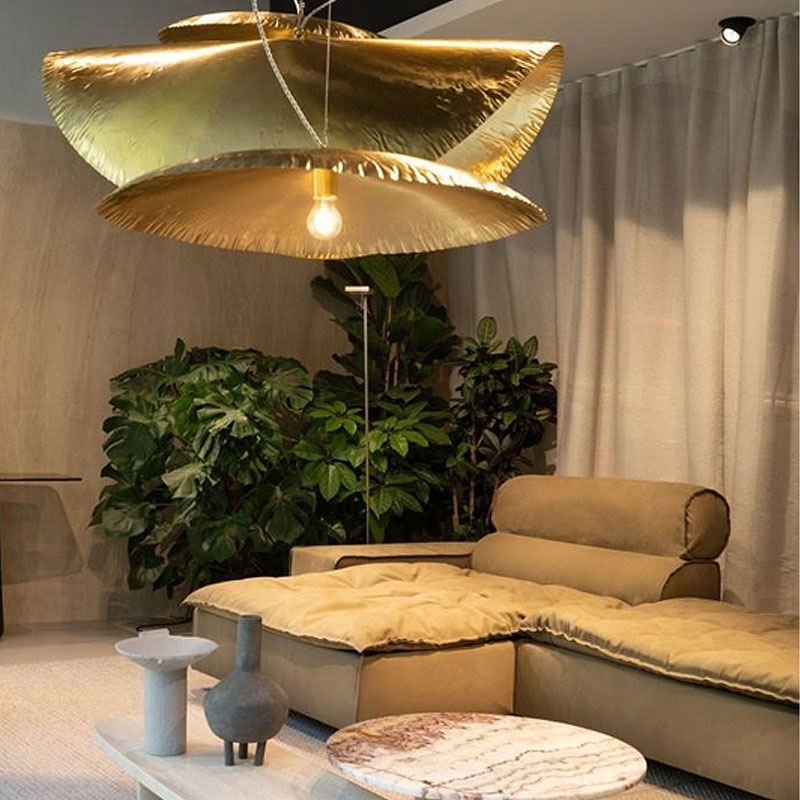 Angers Nantes Cholet Saumur Icones Gervasoni suspension luminaire Brass 96 Or Laiton Paola Navone 9