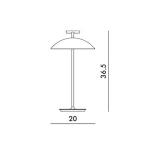 Angers Nantes Cholet Saumur Icones Kartell Lampe a poser Batterie Geen A noir Ferruccio Laviani 9