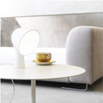 Angers Nantes Cholet Saumur Icones Kartell Lampe a poser Binic Blanc Foscarini Ionna Vautrin 3