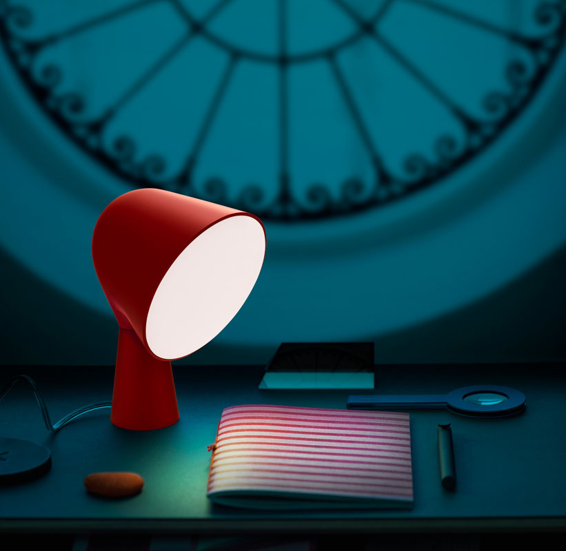 Angers Nantes Cholet Saumur Icones Kartell Lampe a poser Binic Rose Foscarini Ionna Vautrin 4