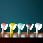 Angers Nantes Cholet Saumur Icones Kartell Lampe a poser Binic vert d'eau Foscarini Ionna Vautrin 8