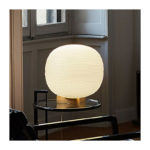 Angers Nantes Cholet Saumur Icones Kartell Lampe a poser Gem Foscarini Blanc verre Ludovica et Roberto Palomba 4