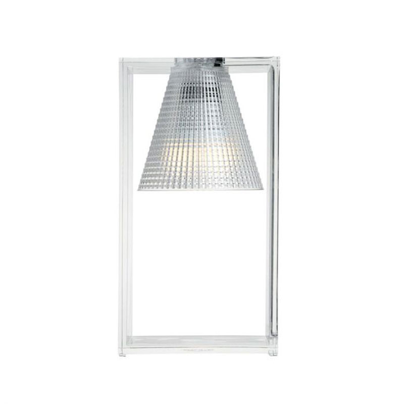 Angers Nantes Cholet Saumur Icones Kartell Lampe a poser Light Air cristal transparent Eugeni Quitllet