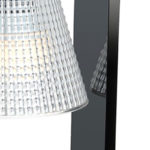 Angers Nantes Cholet Saumur Icones Kartell Lampe a poser Light Air cristal transparent noir Eugeni Quitllet 0