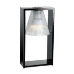 Angers Nantes Cholet Saumur Icones Kartell Lampe a poser Light Air cristal transparent noir Eugeni Quitllet2